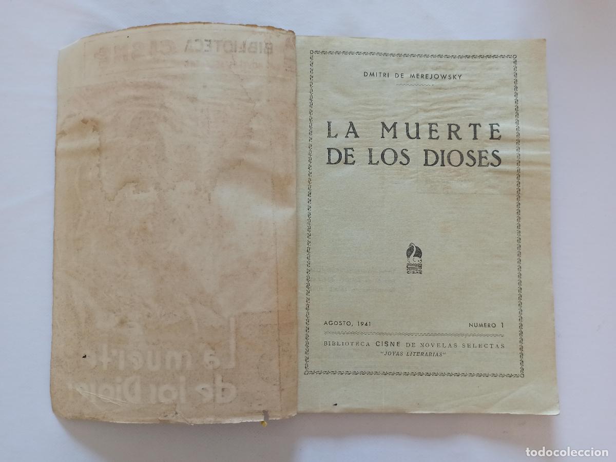 C&oacute;mics: BIBLIOTECA CISNE N&ordm; 1 - LA MUERTE DE LOS DIOSES - D MEREJKOWSKY (GD) - Foto 4