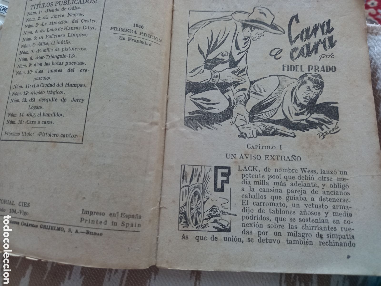C&oacute;mics: Fidel Prado: Cara a cara. Col Rodeo n.15 - Foto 3