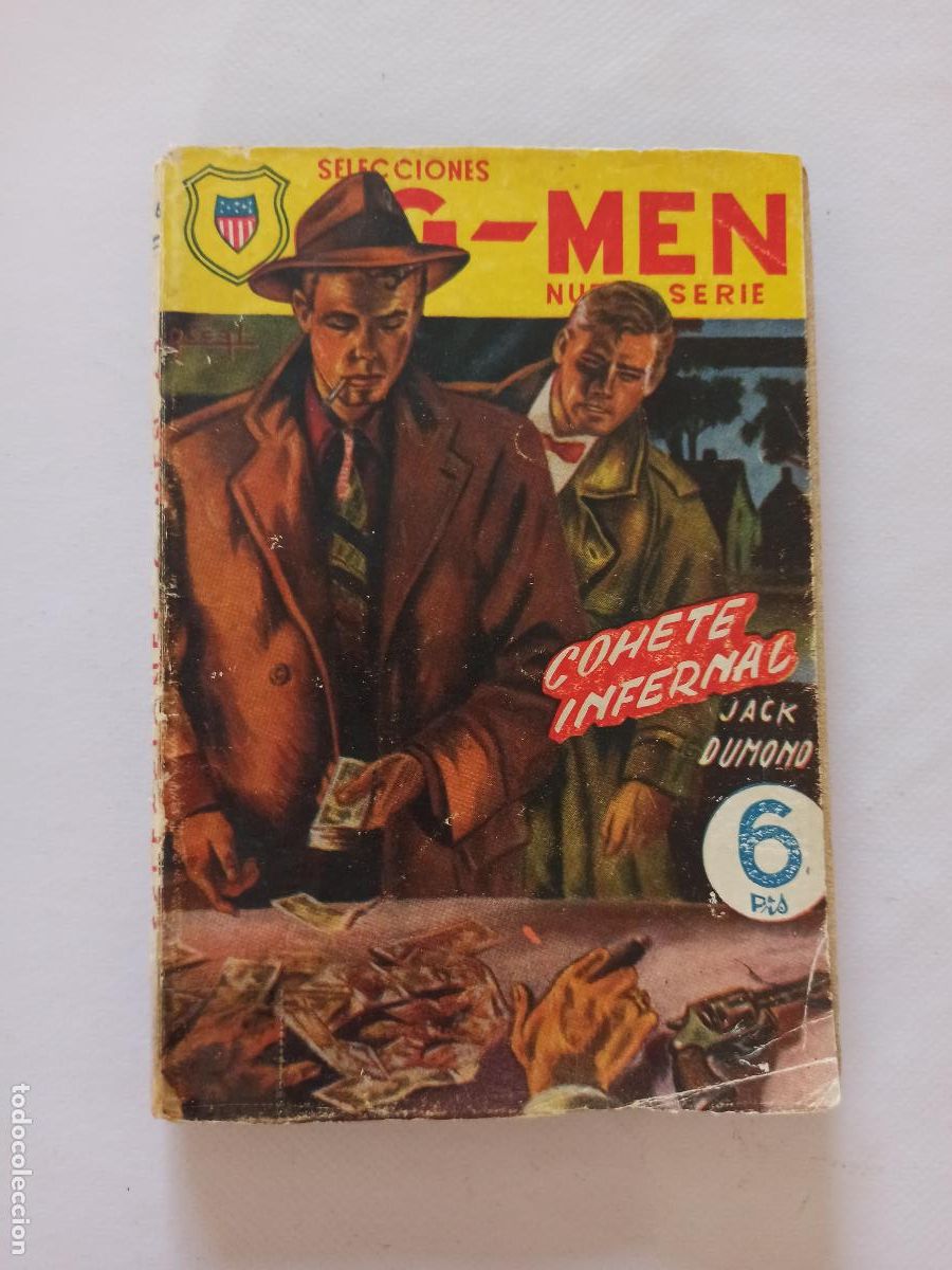 C&oacute;mics: G-MEN N&ordm; 6 - COHETE INFERNAL - JACK DUMOND - EDITORIAL JARA (X2) - Foto 1