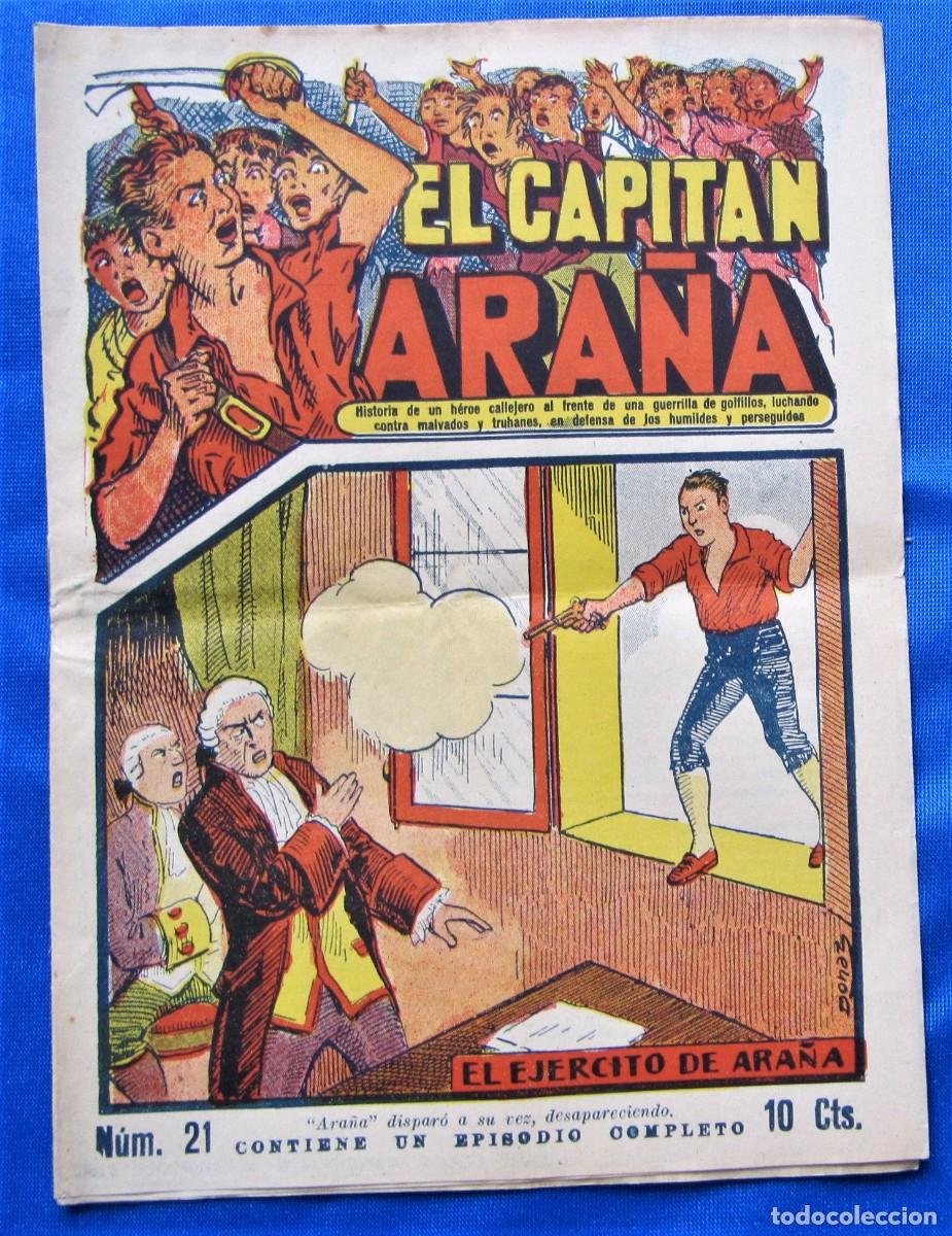 C&oacute;mics: EL CAPIT&Aacute;N ARA&Ntilde;A. N&Uacute;M. 21. EL EJERCITO DE ARA&Ntilde;A. EL GATO NEGRO. - Foto 1