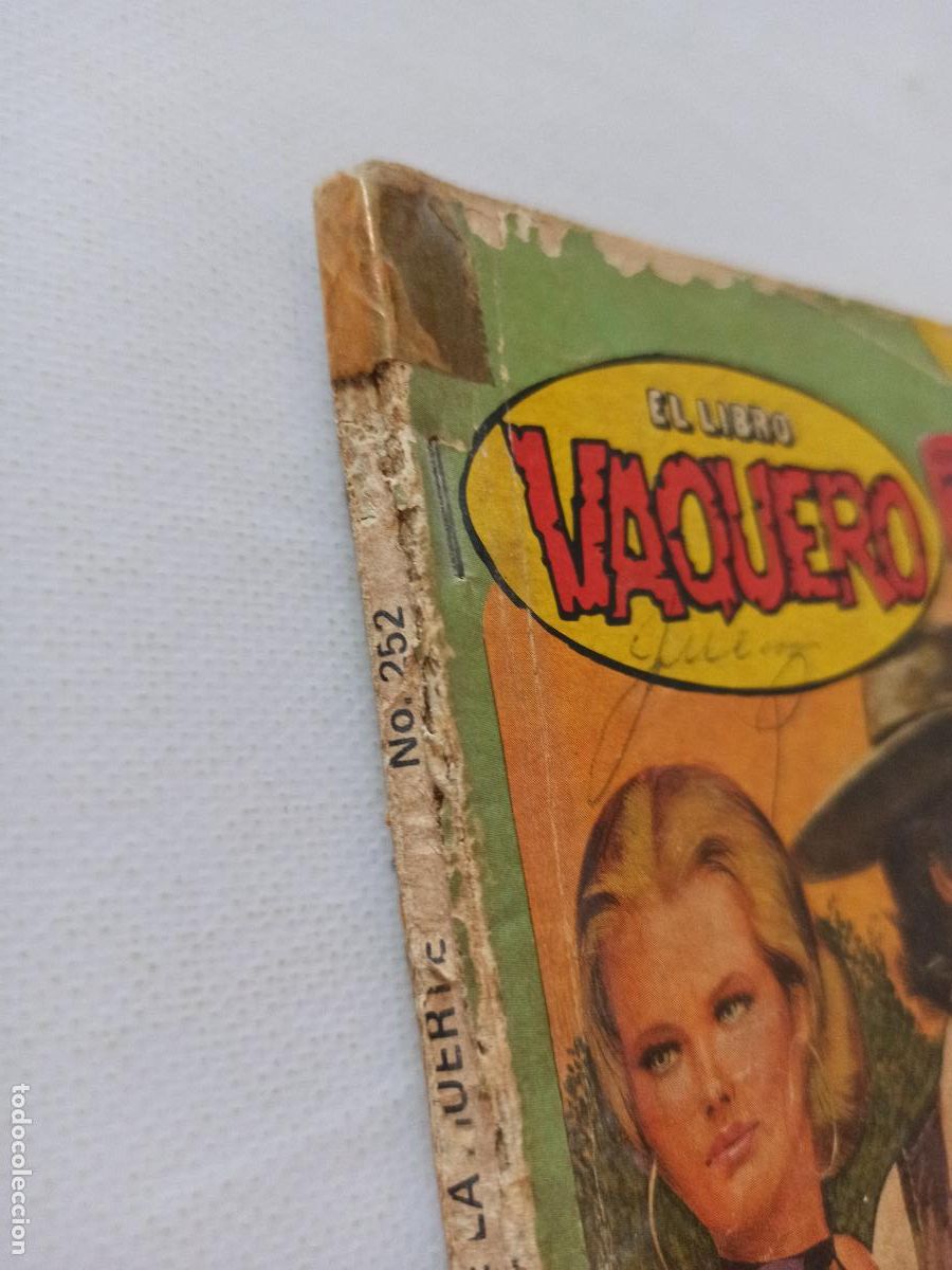 C&oacute;mics: EL LIBRO VAQUERO N&ordm; 252 - AL FILO DE LA MUERTE (FE) - Foto 5