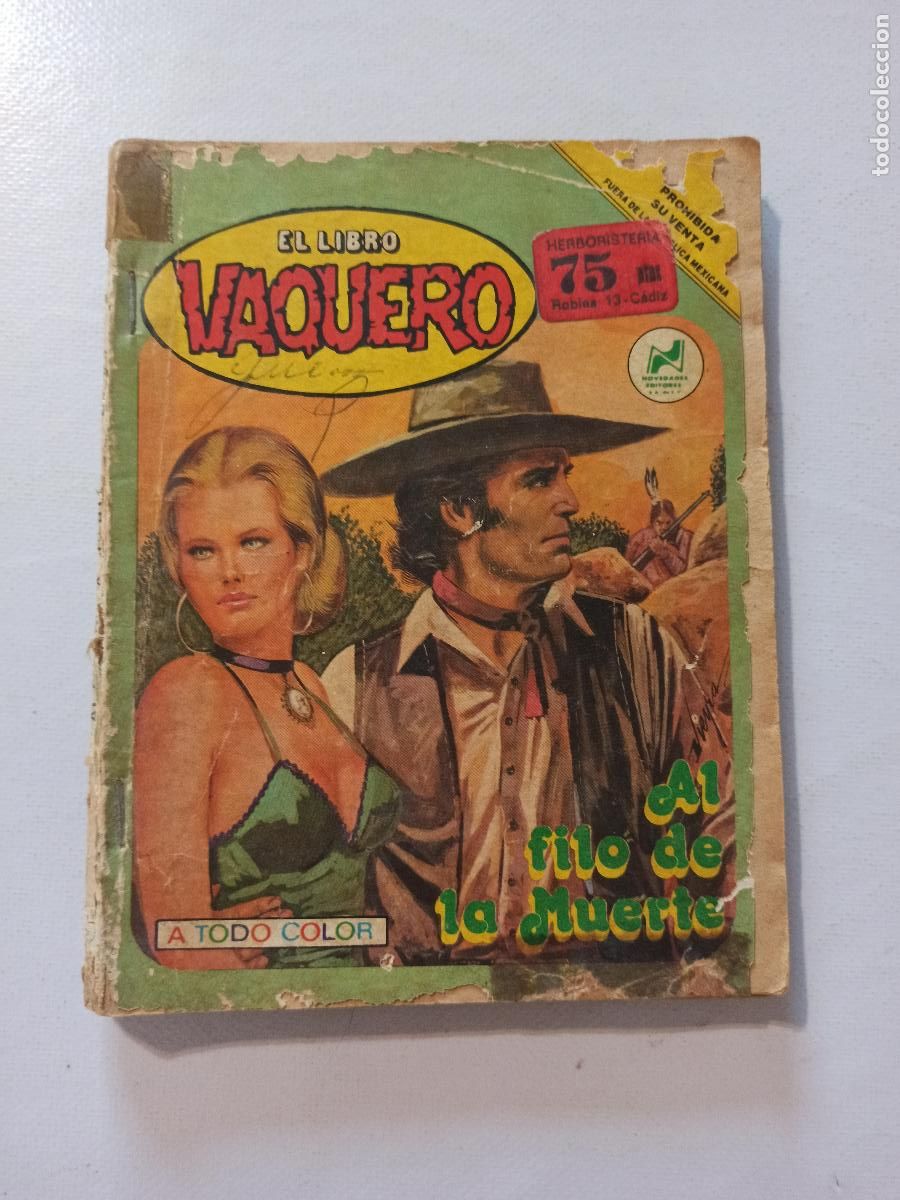 C&oacute;mics: EL LIBRO VAQUERO N&ordm; 252 - AL FILO DE LA MUERTE (FE) - Foto 1