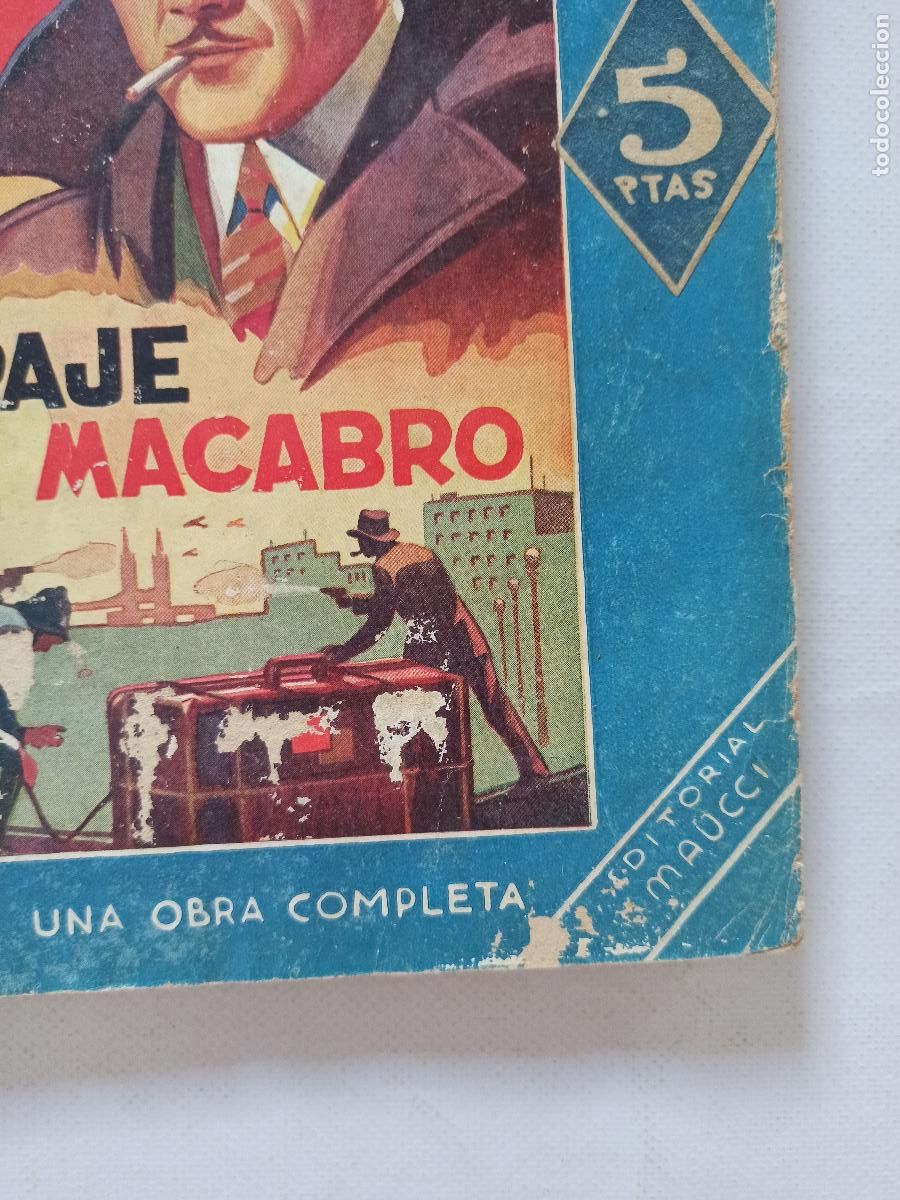 C&oacute;mics: SERIE DETECTIVE - EQUIPAJE MACABRO - P. MAC ORLAN - EDITORIAL MAUCCI (E) - Foto 3
