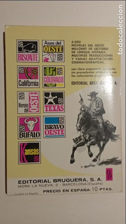 C&oacute;mics: OESTE SALVAJE TEXAS N&ordm; 816 - DONALD CURTIS - NACIO EN LA HORCA - IMPECABLE - Foto 3