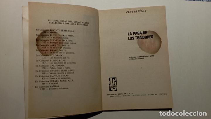 C&oacute;mics: COLORADO 1351 - CLIFF BRADLEY - LA PAGA DE LOS TRAIDORES - Foto 5