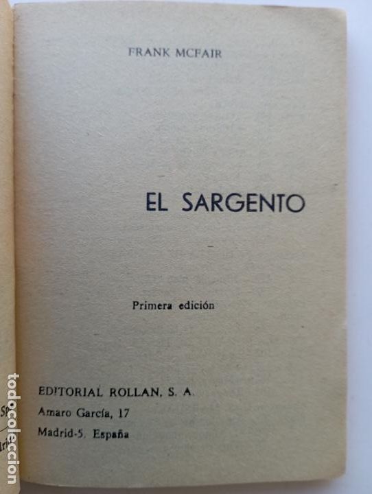 C&oacute;mics: PANZER DIVIS&Oacute;N N&ordm; 89 - FRANK McFAIR - EL SARGENTO - 1965 EDI. ROLLAN - Foto 3