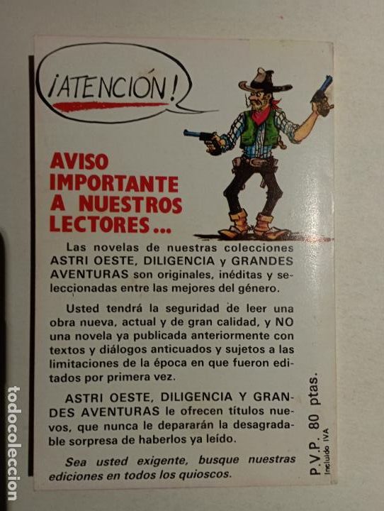 C&oacute;mics: DILIGENCIA N&ordm; 157 - DONALD CURTIS - DOC DIAMOND - NUEVA - Foto 4