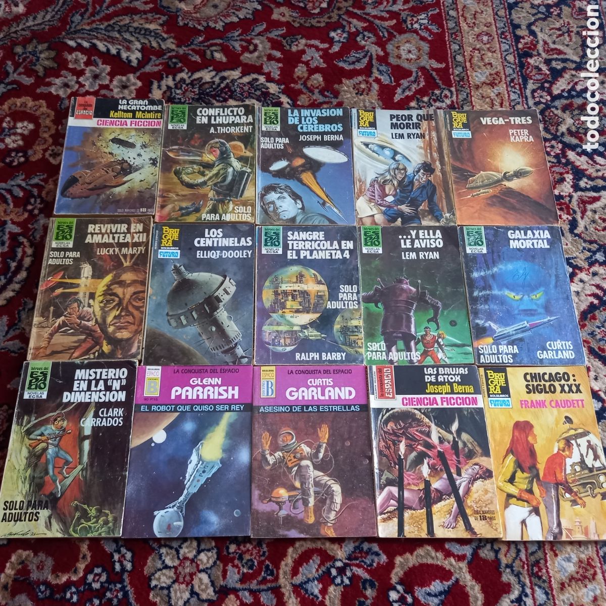 C&oacute;mics: Bolsilibros de ciencia-ficci&oacute;n 15 ejemplares - Foto 1
