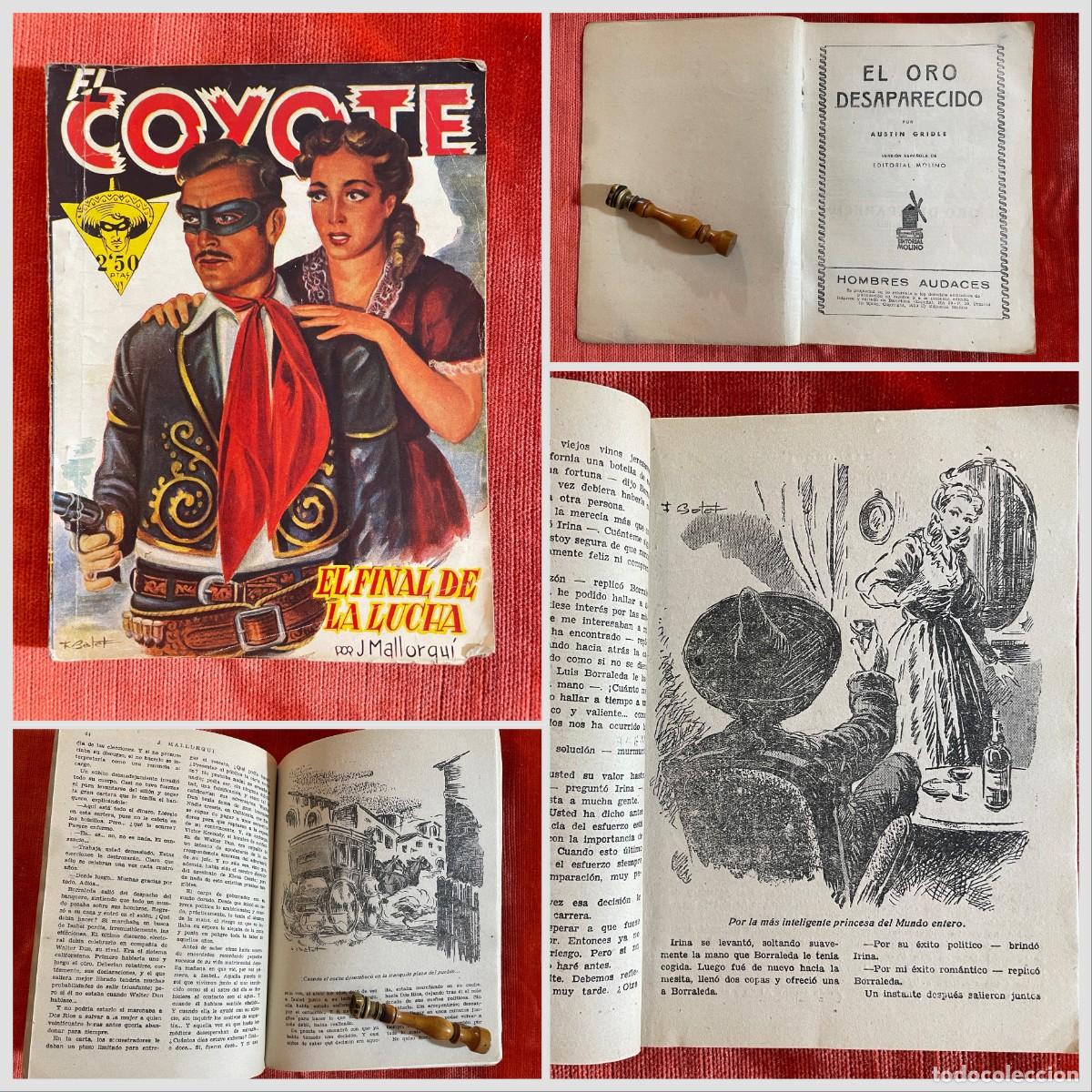 C&oacute;mics: J. MALLORQU&Iacute;. EL COYOTE. EL FINAL DE LA LUCHA. EDICIONES CLIPER. 1945 - Foto 1