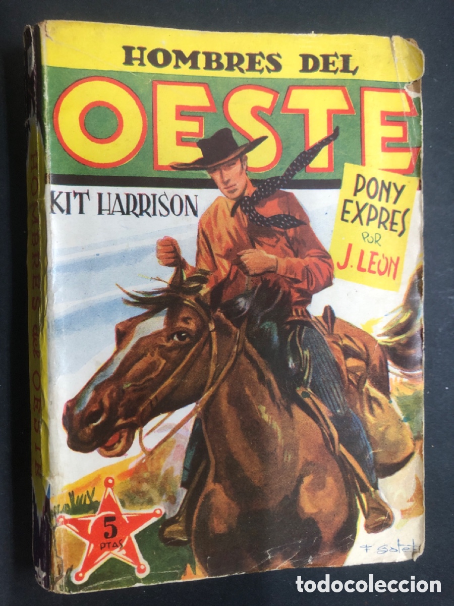 C&oacute;mics: NOVELA COLECCION HOMBRES DEL OESTE N&ordm; 26 EDITORIAL CLIPER - Foto 1