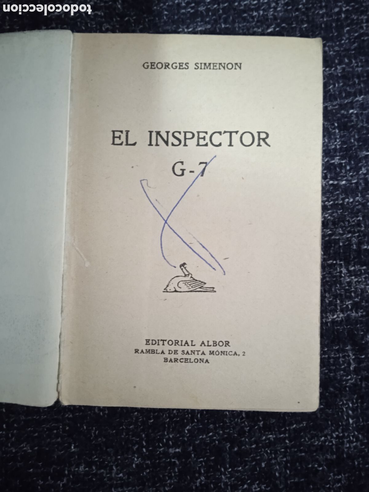 C&oacute;mics: EL INSPECTOR G7 / GEORGES SIMENON, -ED. ALBOR- AYM&Aacute; - Foto 2