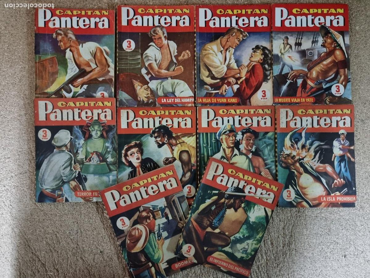 C&oacute;mics: Capitan Pantera.Completa 10 Novelas.Pulp.Publicaciones Lux - Foto 1