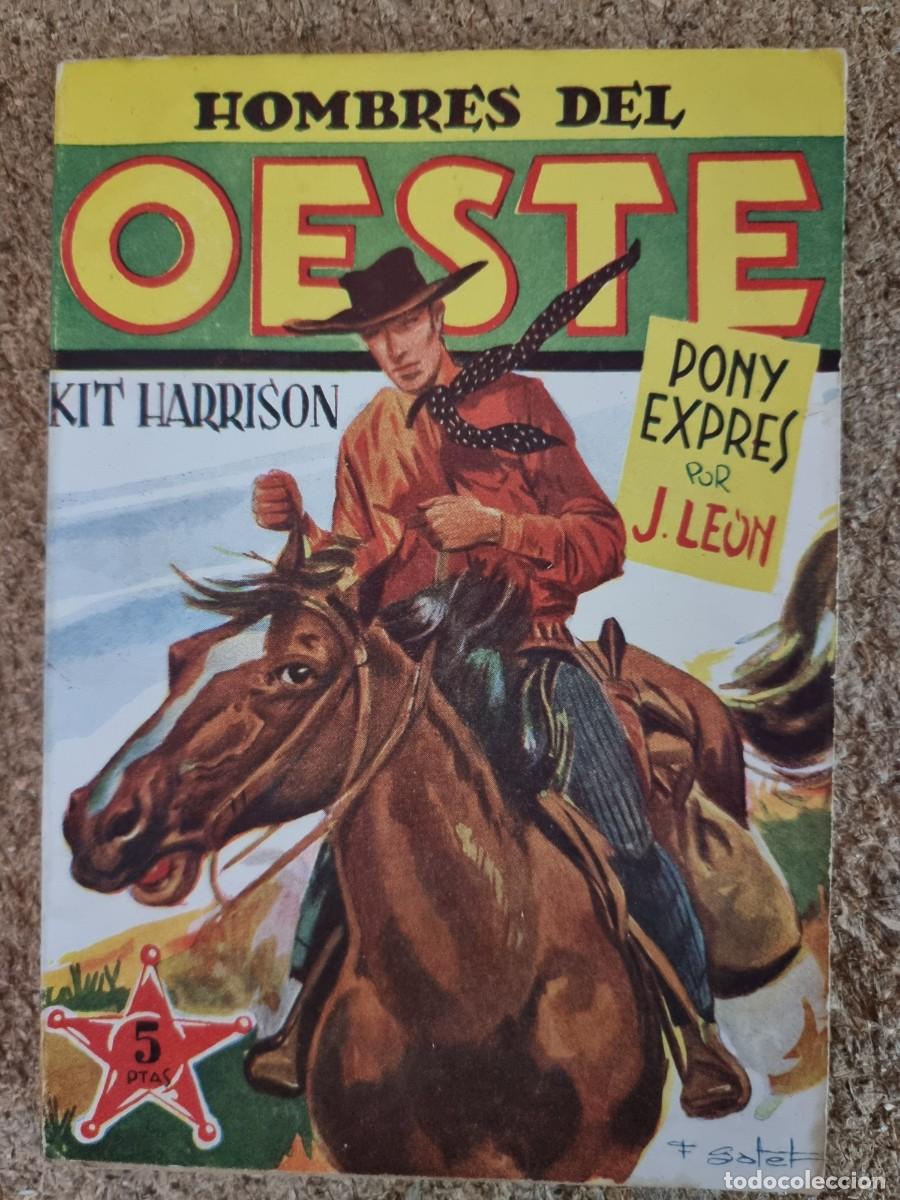 C&oacute;mics: Hombres del Oeste 26.Pony Expres.J.Leon.Ediciones Cliper - Foto 1