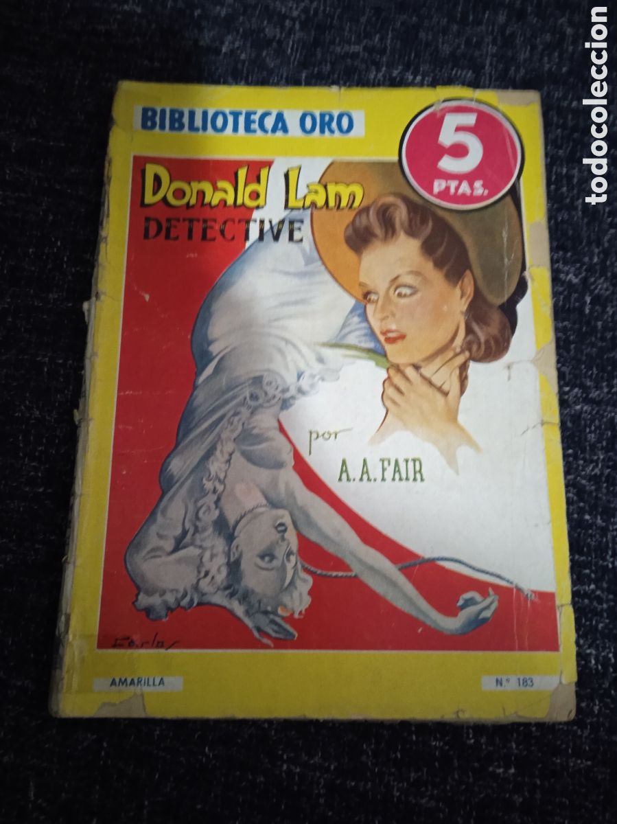 C&oacute;mics: BIBLIOTECA ORO N&ordm; 183 DONALD LAM DETECTIVE. / A. A. FAIR. - Foto 1