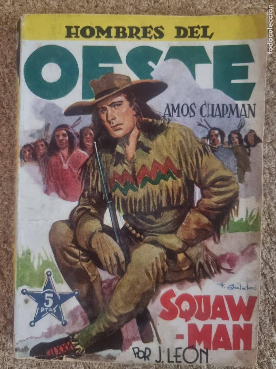 C&oacute;mics: Hombres del Oeste 56.Squaw man.J.Leon.Ediciones Cliper - Foto 1