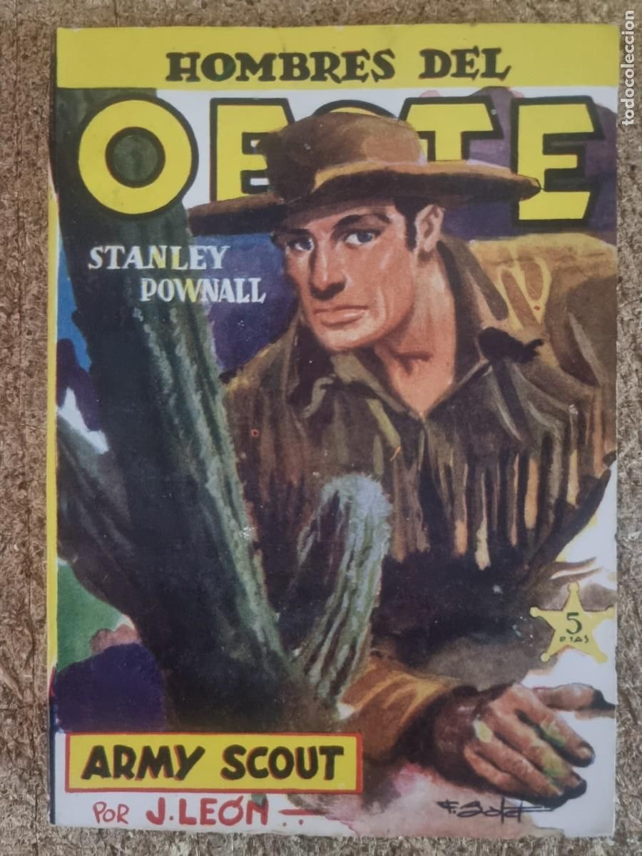 C&oacute;mics: Hombres del Oeste 93.Army Scout.J.Leon.Ediciones Cliper - Foto 1