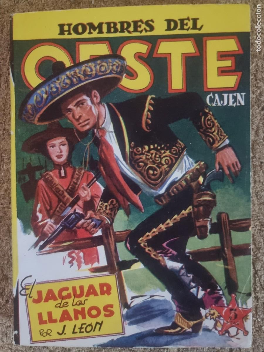 C&oacute;mics: Hombres del Oeste 90.El Jaguar de los Llanos.J.Leon.Ediciones Cliper - Foto 1