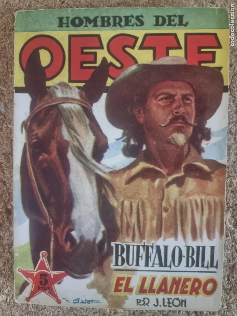 C&oacute;mics: Hombres del Oeste 5.Buffalo Bill.J.Leon.Ediciones Cliper - Foto 1