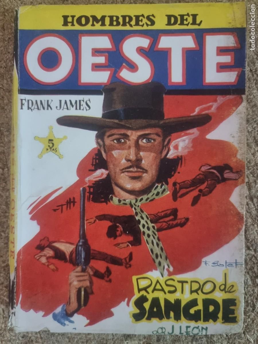 C&oacute;mics: Hombres del Oeste 73.Rastro de Sangre.J.Leon.Ediciones Cliper - Foto 1