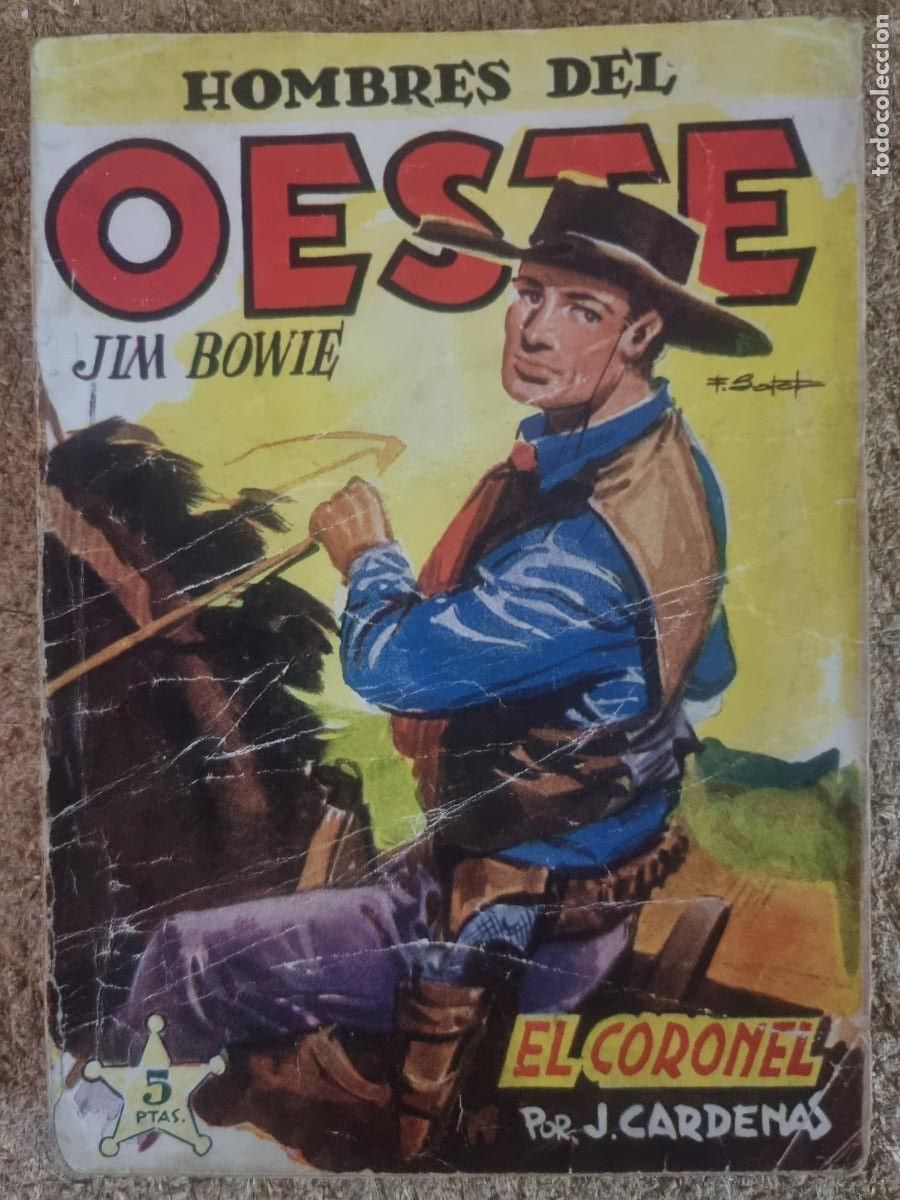 C&oacute;mics: Hombres del Oeste 91.El Coronel.J.Cardenas.Ediciones Cliper - Foto 1