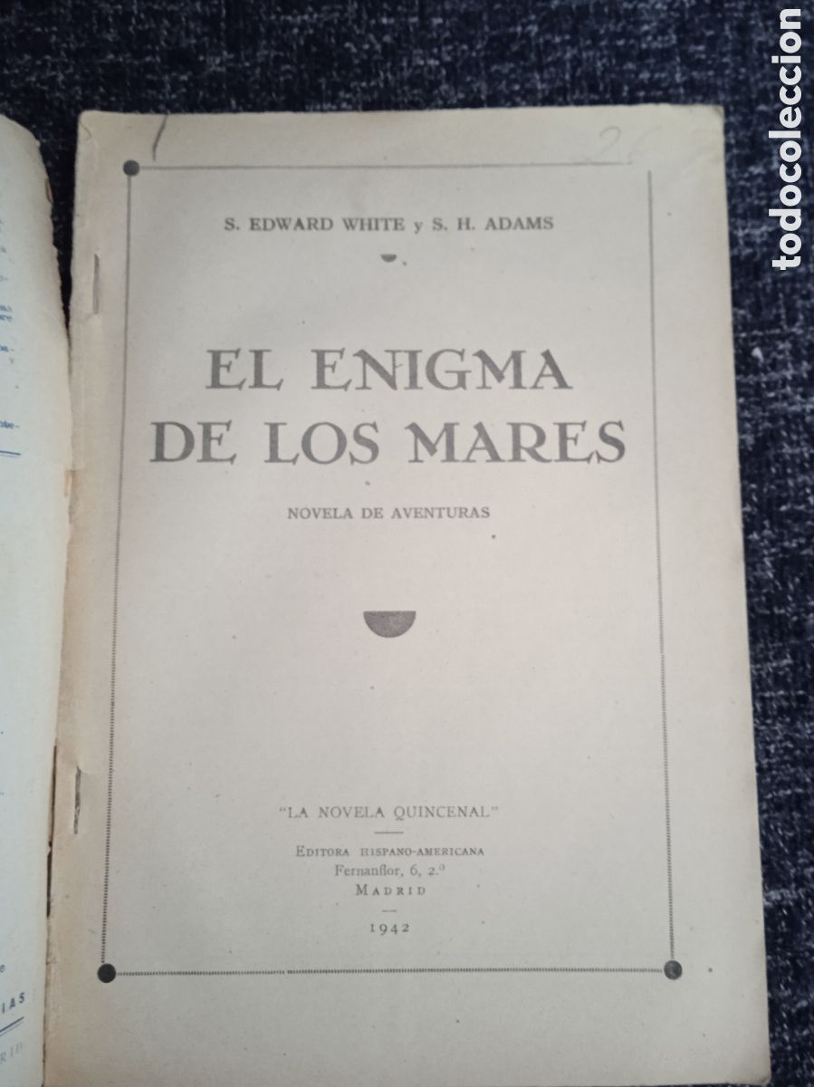 C&oacute;mics: EL ENIGMA DE LOS MARES, / STWART EDWARD WHITE Y SAMUEL HOPKINS - Foto 2