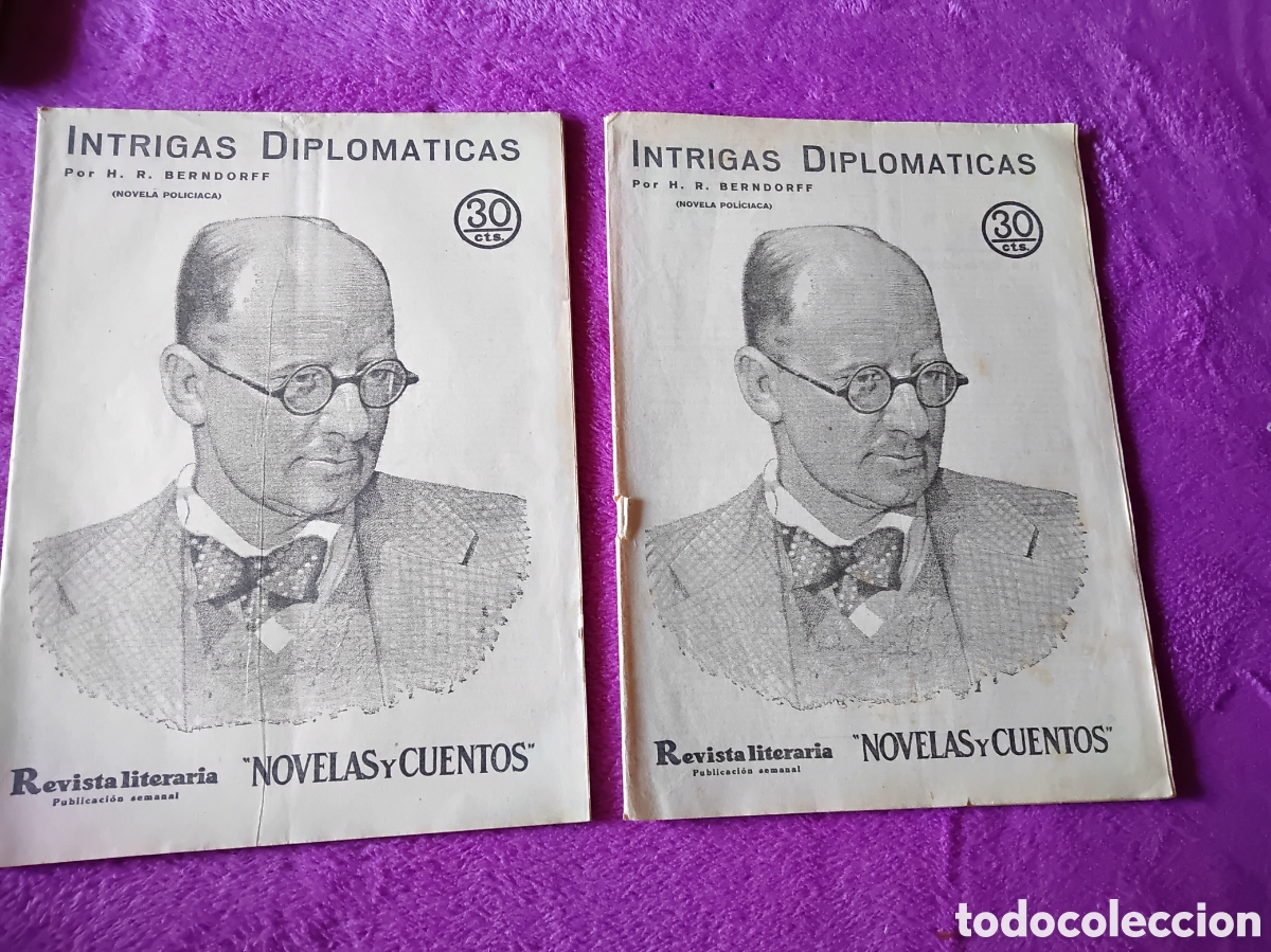 C&oacute;mics: INTRIGAS DIPLOM&Aacute;TICAS, NOVELAS Y CUENTOS,2 EJEMPLARES - Foto 1