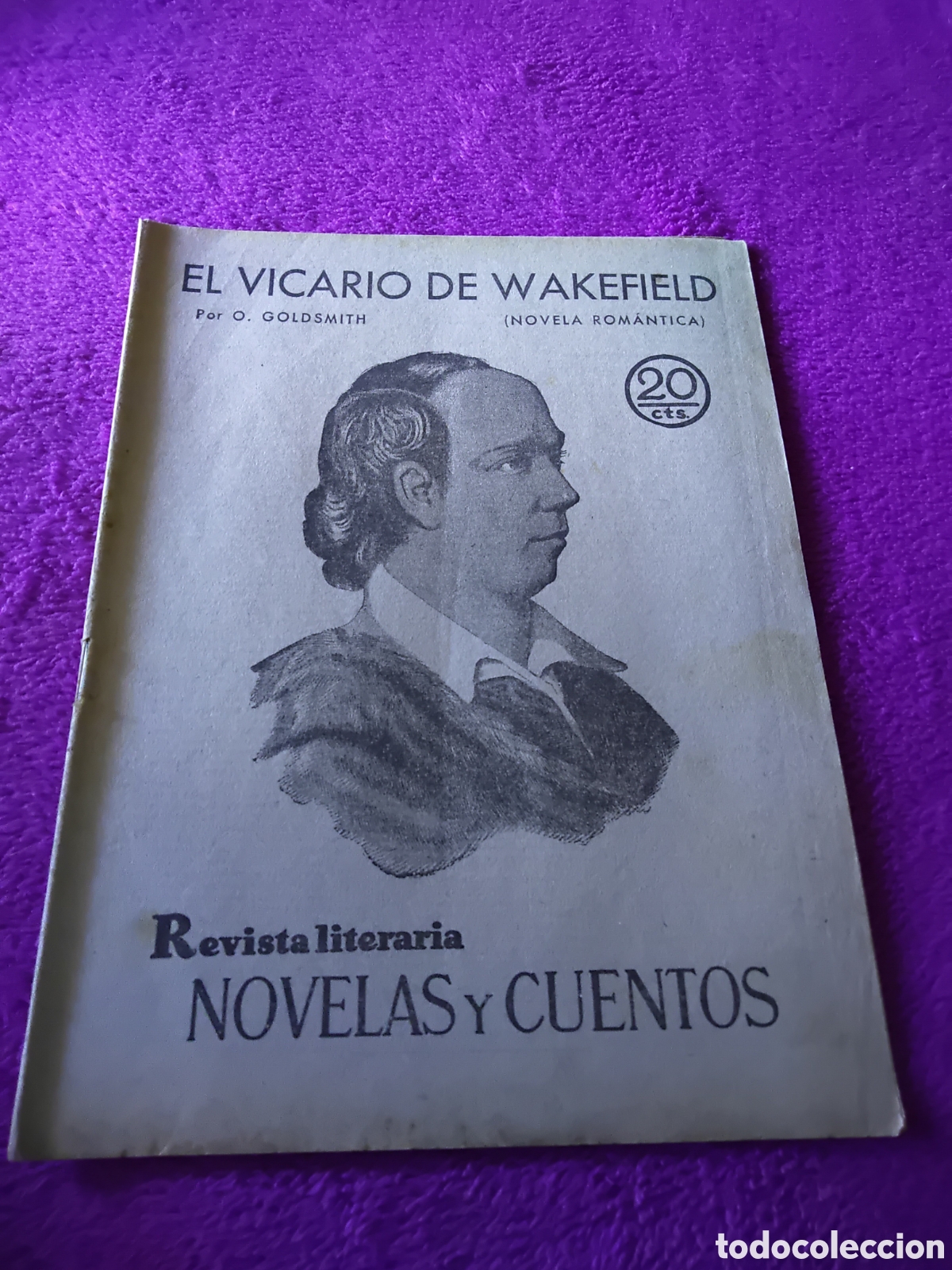 C&oacute;mics: EL VICARIO DE WAKEEFIELD, NOVELAS Y CUENTOS, 20 CTS - Foto 1