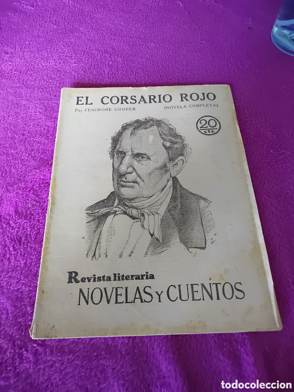 C&oacute;mics: EL CORSARIO ROJO,NOVELAS Y CUENTOS, 20 C&Eacute;NTIMOS - Foto 1