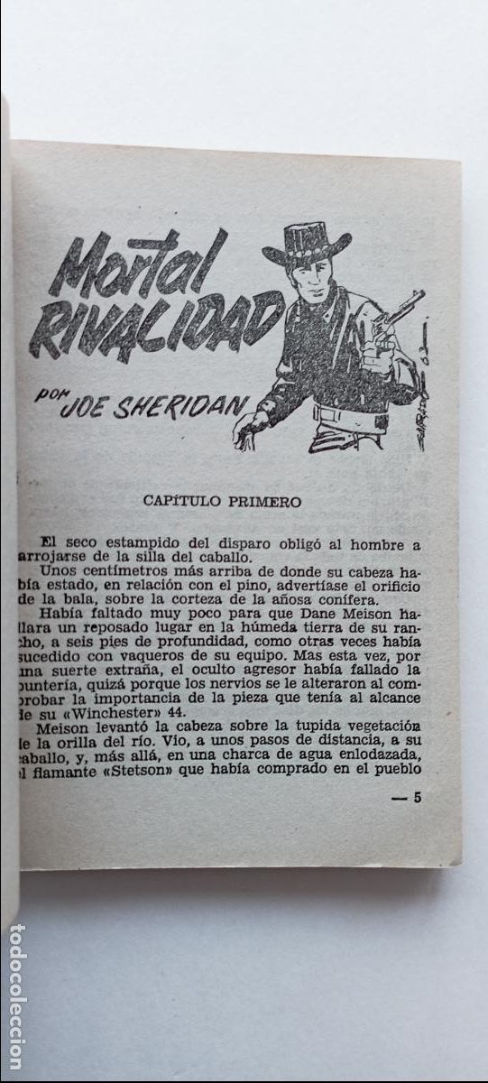 C&oacute;mics: HOMBRES DEL OESTE N&ordm; 26 - JOE SHERIDAN - MORTAL RIVALIDAD - Foto 3