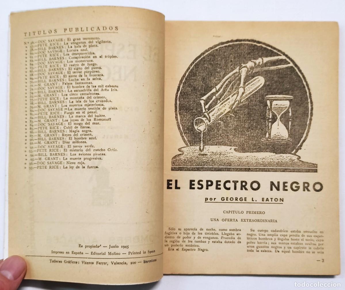 C&oacute;mics: BILL BARNES, AVENTURERO DEL AIRE: EL ESPECTRO NEGRO. A&Ntilde;O 1945. - Foto 3