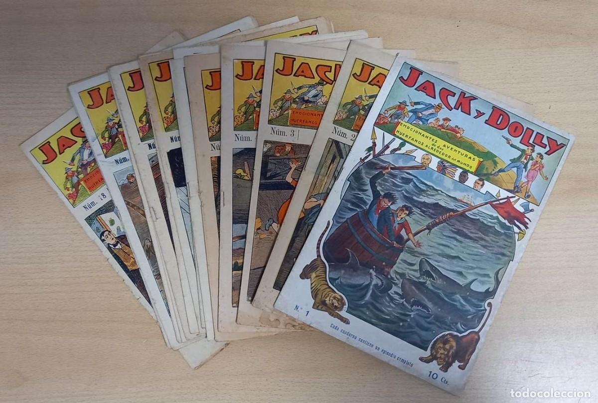 C&oacute;mics: JACK Y DOLLY - EL GATO NEGRO / COLECCI&Oacute;N COMPLETA (18 N&Uacute;MEROS) - Foto 1