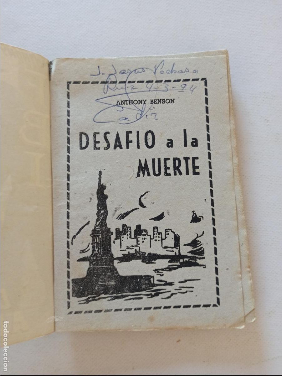 C&oacute;mics: FBI N&ordm; 364 - DESAFIO A LA MUERTE - ANTHONY BENSON - ROLLAN (295) - Foto 4