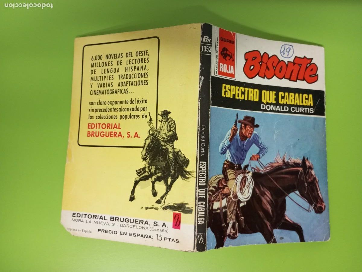 C&oacute;mics: ESPECTRO QUE CABALGA - DONALD CURTIS - BISONTE SERIE ROJA 1353 - Foto 1