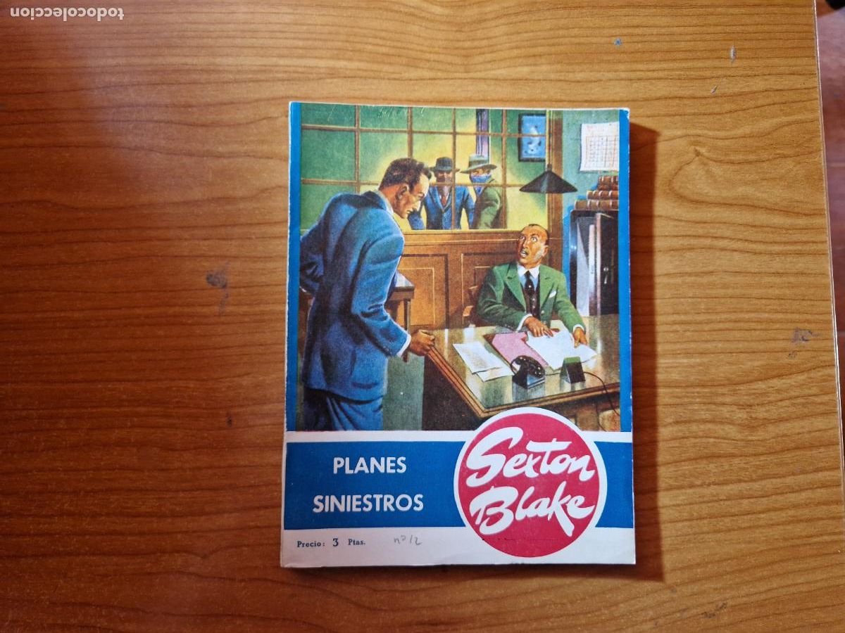C&oacute;mics: Biblioteca Sexton Blake n&ordm; 12. Planes siniestros. Ediciones Hymsa - Foto 1