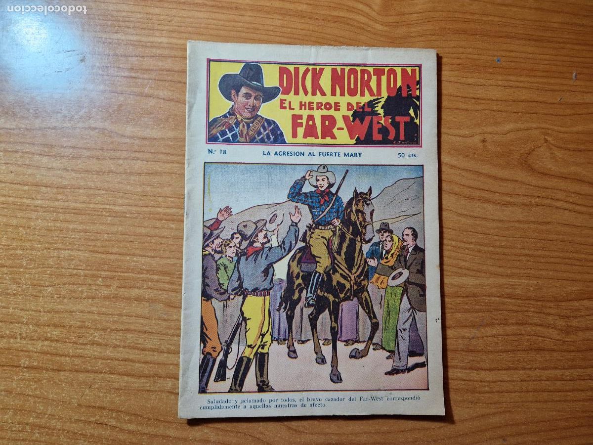 C&oacute;mics: DICK NORTON HEROE DEL FAR WEST N&ordm; 18 DE HISPANO AMERICANA - Foto 1