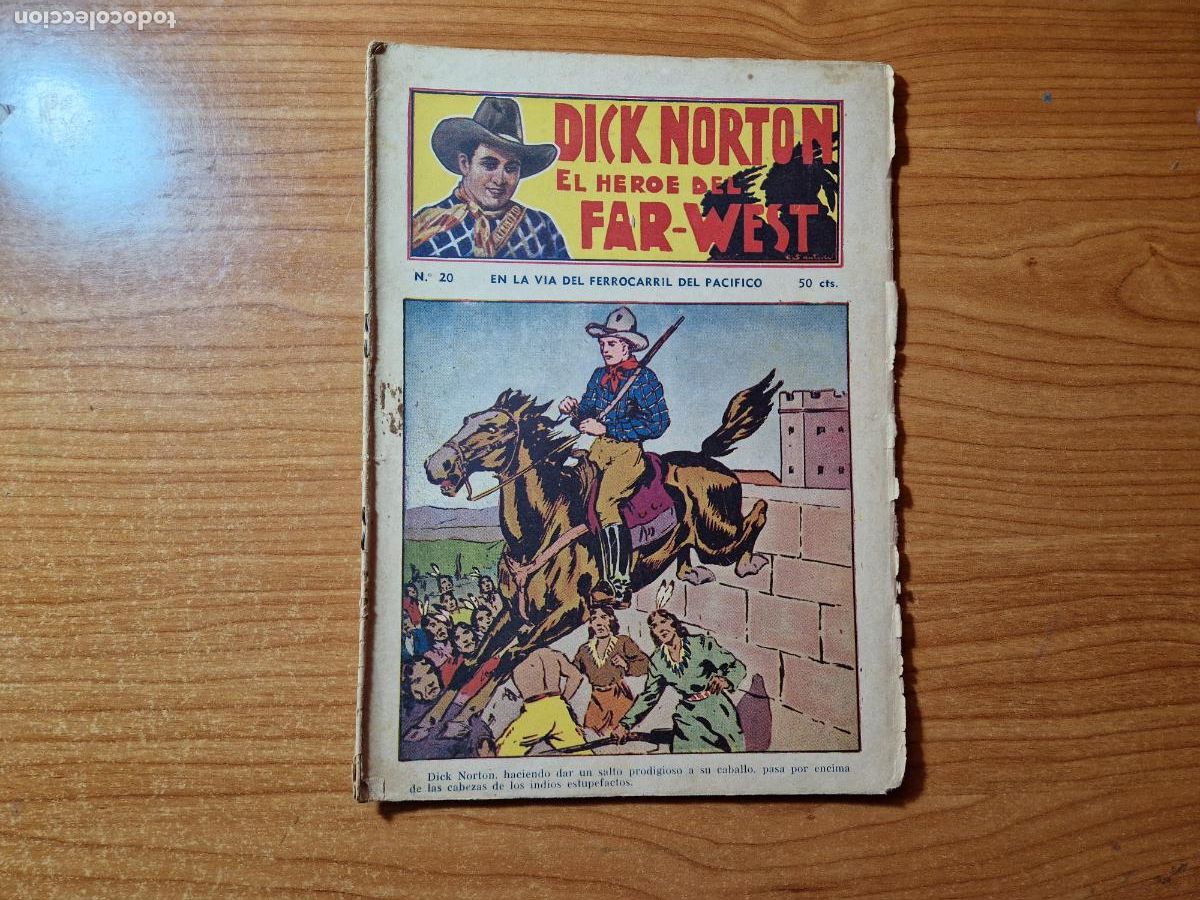 C&oacute;mics: DICK NORTON HEROE DEL FAR WEST N&ordm; 20 DE HISPANO AMERICANA - Foto 1