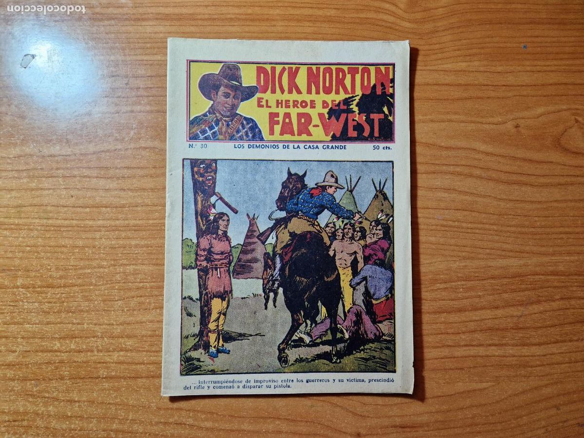 C&oacute;mics: DICK NORTON HEROE DEL FAR WEST N&ordm; 30 DE HISPANO AMERICANA - Foto 1