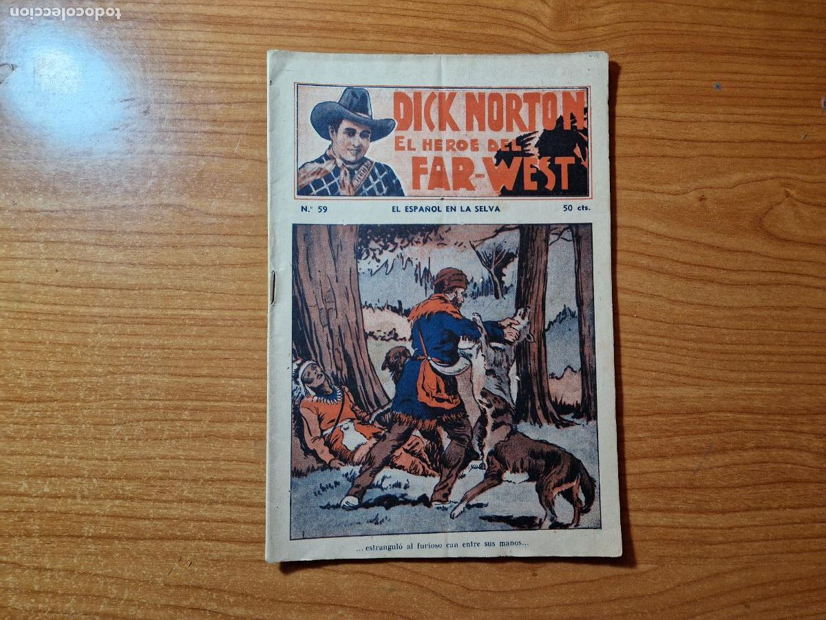 C&oacute;mics: DICK NORTON HEROE DEL FAR WEST N&ordm; 59 DE HISPANO AMERICANA - Foto 1