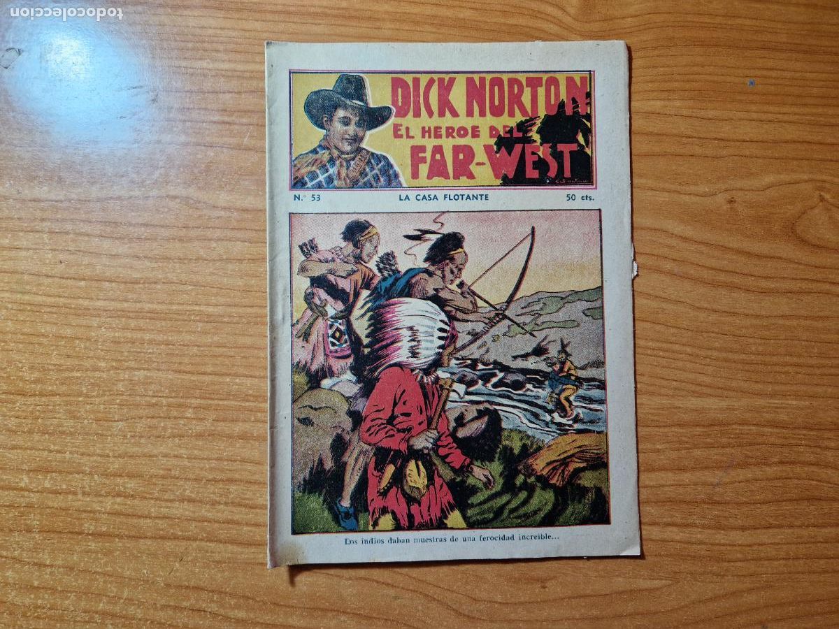 C&oacute;mics: DICK NORTON HEROE DEL FAR WEST N&ordm; 53 DE HISPANO AMERICANA - Foto 1