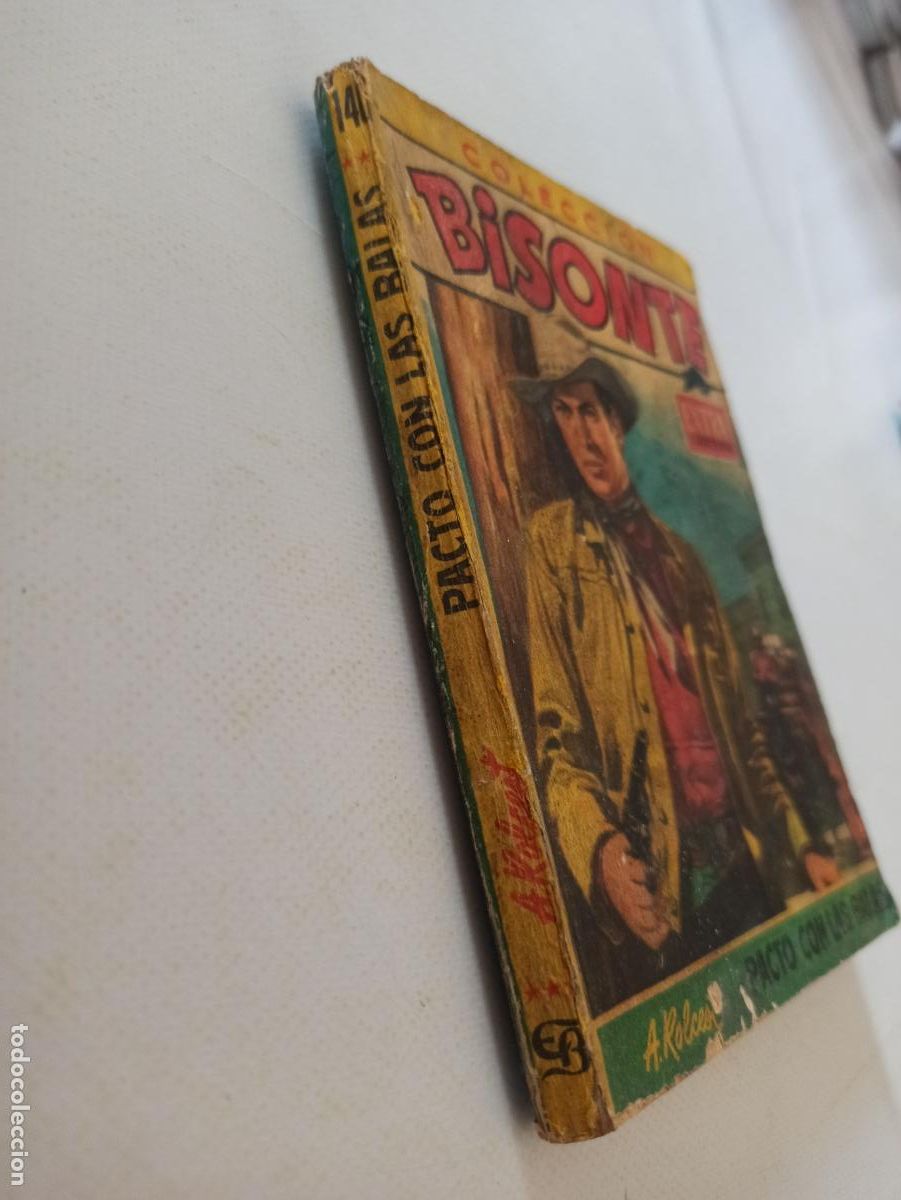 C&oacute;mics: COLECCION BISONTE N&ordm; 140 - PACTO CON LAS BALAS - A. ROLCEST - BRUGUERA (FF) - Foto 2