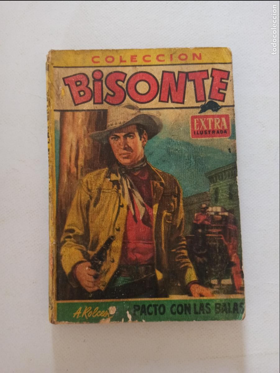 C&oacute;mics: COLECCION BISONTE N&ordm; 140 - PACTO CON LAS BALAS - A. ROLCEST - BRUGUERA (FF) - Foto 1