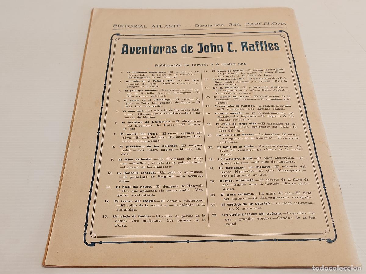C&oacute;mics: &Uacute;LTIMOS EPISODIOS DE JOHN C. RAFFLES / 34 / LA MINA DE ORO / USO DE LA &Eacute;POCA - Foto 3