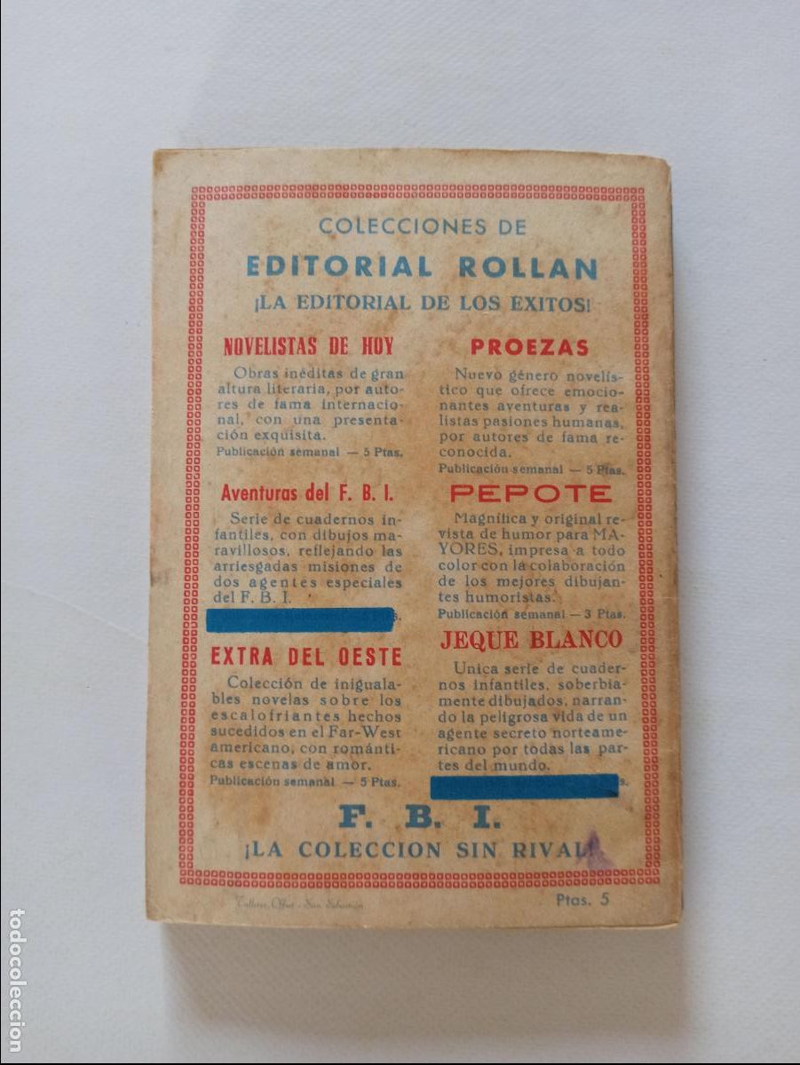 C&oacute;mics: FBI N&ordm; 157 - LA VERDAD DE UNA VIDA - O.C. TAVIN - ROLLAN (047) - Foto 2