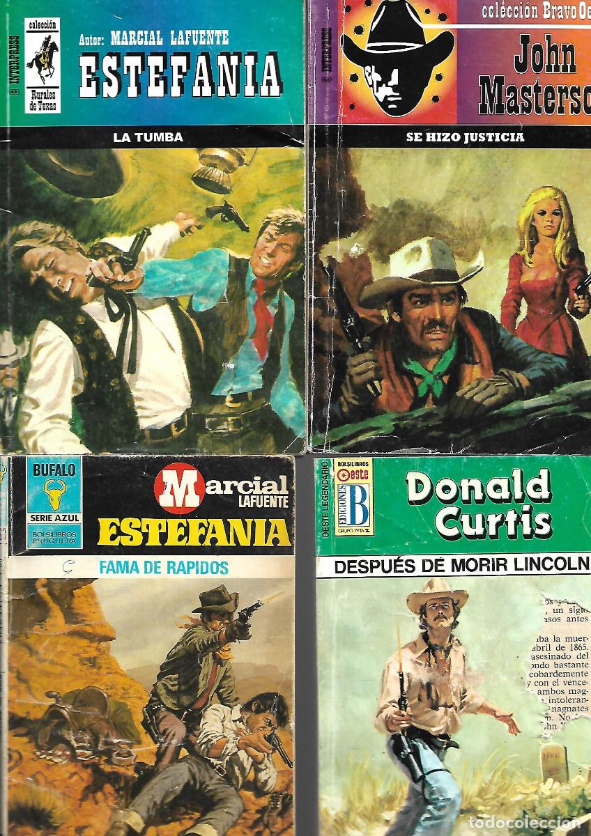 C&oacute;mics: OPORTUNIDAD COLECCION DE 4 NOVELAS DEL OESTE DISTINTAS EDITORIALES - Foto 1