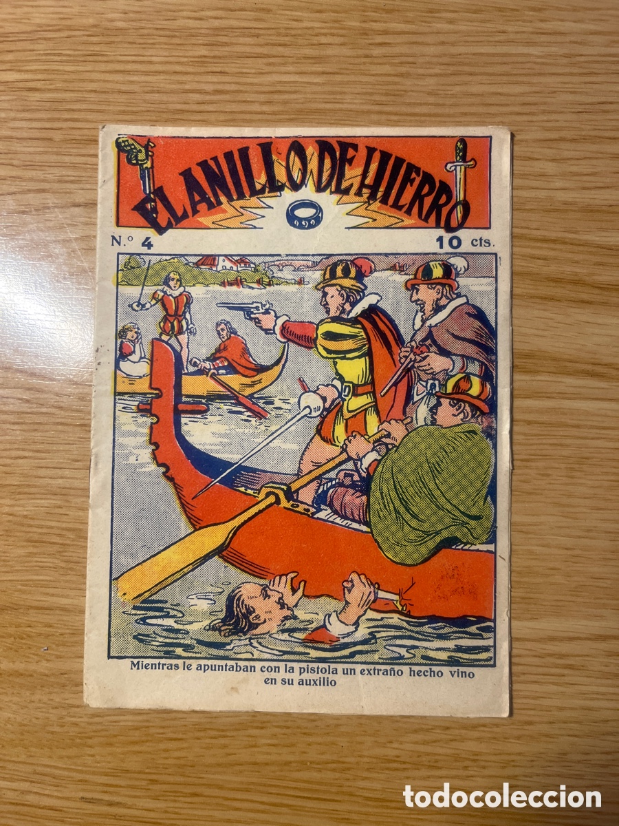 C&oacute;mics: EL ANILLO DE HIERRO, N&Uacute;MERO 4, (a ADMINISTRACI&Oacute;N BARBARA), RAROS!!! - Foto 1