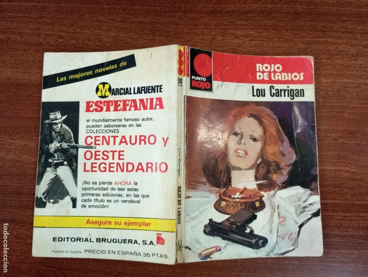 C&oacute;mics: ROJO DE LABIOS- LOU CARRIGAN - PUNTO ROJO 941 - Foto 1