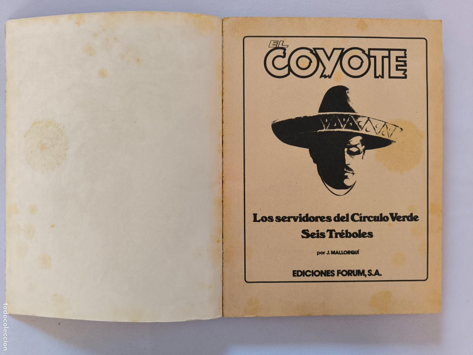 C&oacute;mics: EL COYOTE N&ordm; 28 - J. MALLORQUI - EDICIONES FORUM (BP) - Foto 2