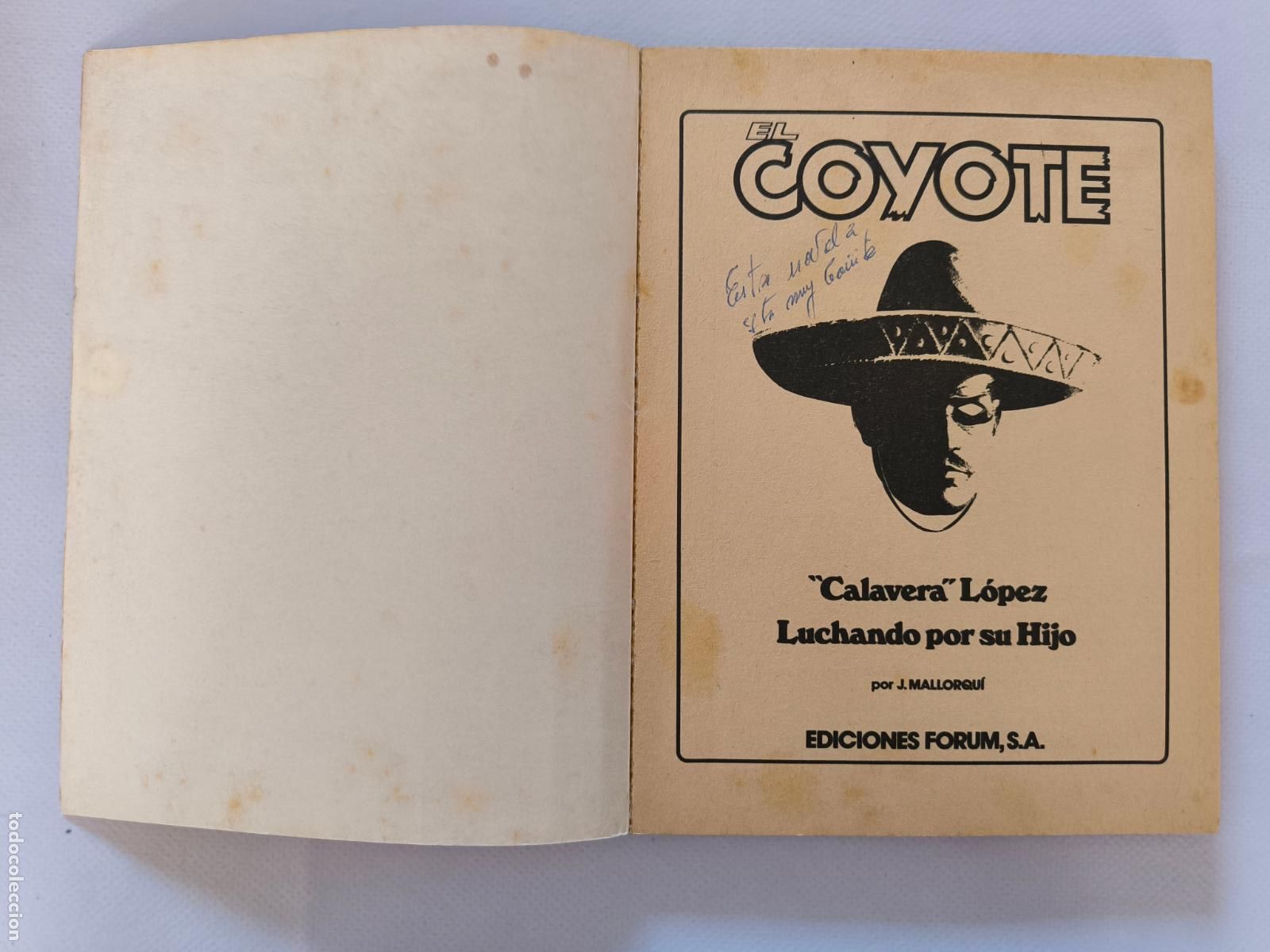 C&oacute;mics: EL COYOTE N&ordm; 34 - J. MALLORQUI - EDICIONES FORUM (GM) - Foto 2
