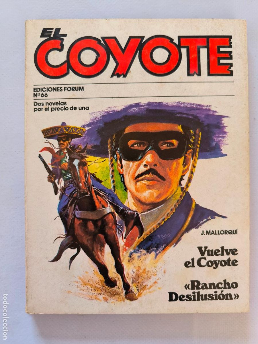 C&oacute;mics: EL COYOTE N&ordm; 66 - J. MALLORQUI - EDICIONES FORUM (IK) - Foto 1