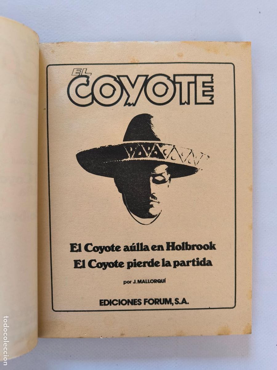 C&oacute;mics: EL COYOTE N&ordm; 94 - J. MALLORQUI - EDICIONES FORUM (FW) - Foto 2
